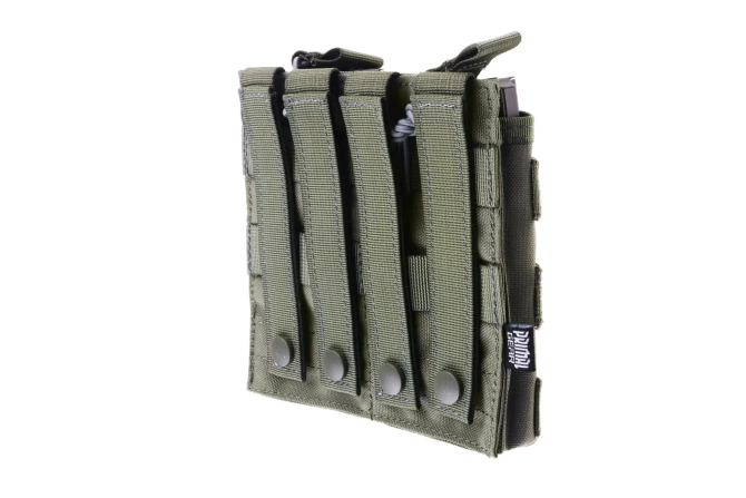 Double Open I Pouch for AK/M4/G36 Magazines - Ranger Green