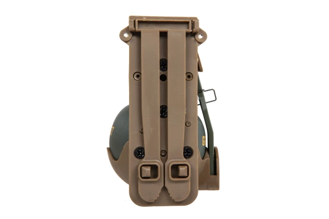 M67 fragmentation grenade dummy with Tan loader