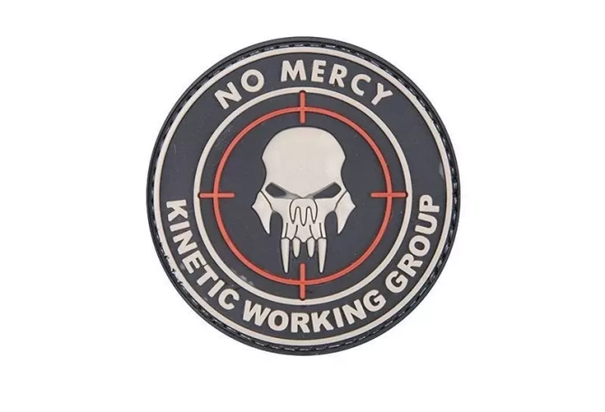 Patch 3D - NO MERCY - KINETIC WORKING GROUP - Black
