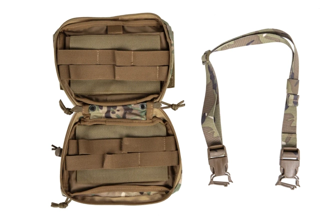 Suspended tactical pocket with QR buckle Wosport Multicam