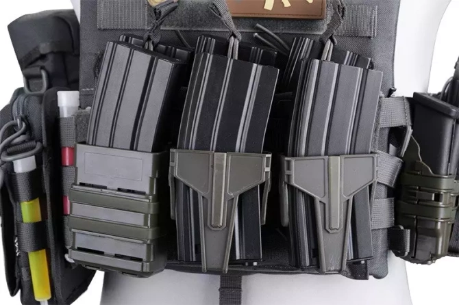 Ładownica Open IV (MOLLE) na magazynki 5,56 - czarna