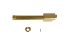 Non-Recoiling "2 Way Fixed" Outer Barrel for Umarex Glock 17 Replicas - Gold
