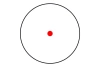 Replika celownika kolimatorowego Red Dot 1x30 - czarny