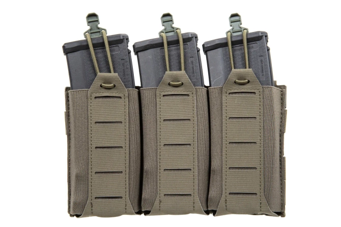 Front panel for three 5.56 MG-87-RG magazines