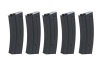 Set of 5 real-cap 30-ball metal magazines Specna Arms Black