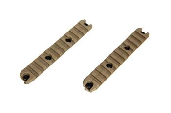 M-LOK 5” Polymer Rail (2 Pcs) - Dark Earth
