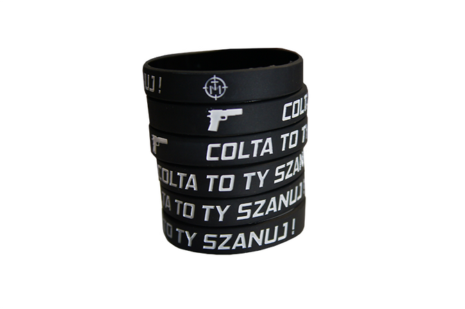 opaska silikonowa – colta to ty szanuj