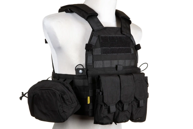 Kamizelka Plate Carrier Emerson Gear 6094A Style z zestawem ładownic Czarny