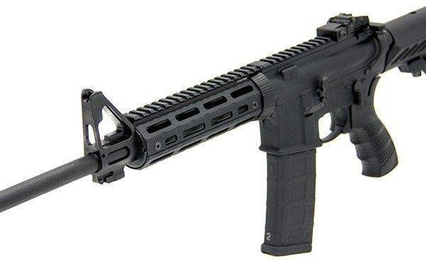 Front AR15 Super Slim M-LOK® Drop-in Carbine Length - czarny