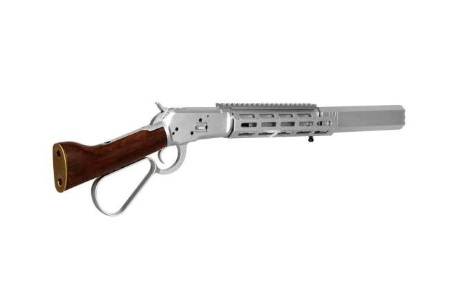 Rifle replica 1873RS (Real Wood) - silver