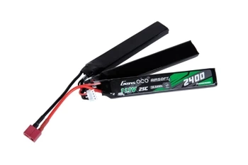 Li-Po Gens Ace 25C 2400mAh 3S2P 11.1V Deans 3 module battery