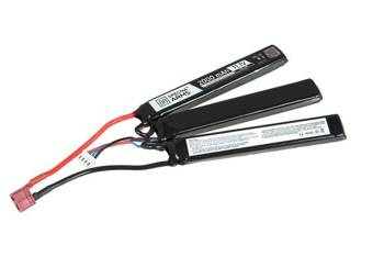 LiPo 11,1V 2000mAh 15/30C Battery - Butterfly Configuration - T-Connect (Deans)