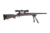 SW-04 Sniper Rifle Replica with scope and bipod (Upgraded) - tan