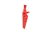 Aluminum CNC Jefftron Flat Trigger Red