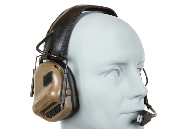 Wosport HD-08 Gen. 5 Tan tactical headset