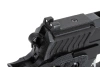 airsoft SRC Dark Viper DUAL POWER pistol with green gas magazine Black