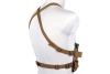 Minimalistyczna kamizelka typu Chest Rig Wosport VE-108 Coyote Brown
