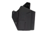 Tactical holster for G17L replicas with flashlight - black