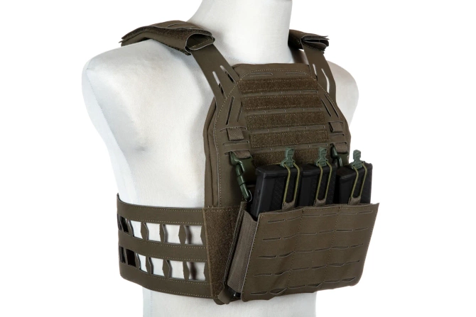 Laser-Cut plate carrier Stegadon - Olive