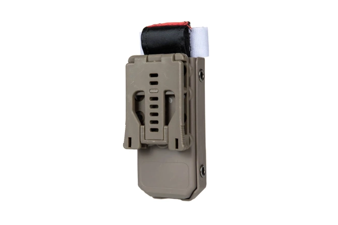 Replika stazy taktycznej CAT z ładownicą - tan