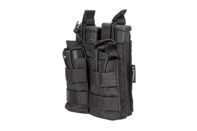 M4/M16 type double magazine pouch - black