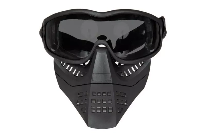 ANT mask with goggles - black