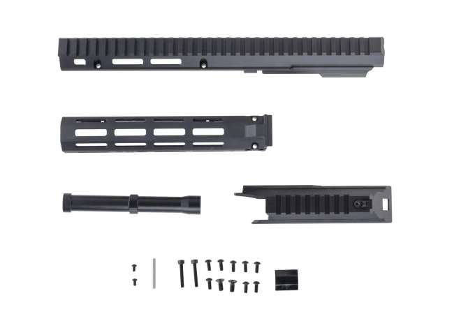 5KU handguard kit with lock chamber cover 5KU-368 Black