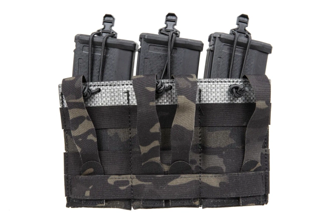 Front panel for three 5.56 MG-87R-BCP magazines