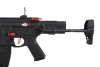 Replika karabinka Avalon Leopard CQB - Black/Red