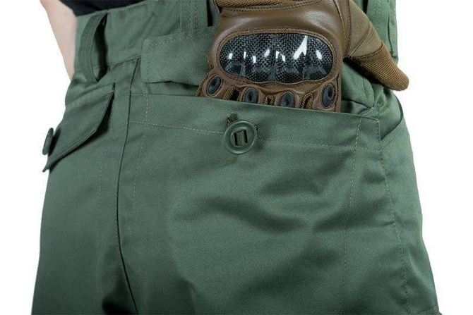 Spodnie parka - oliwkowe