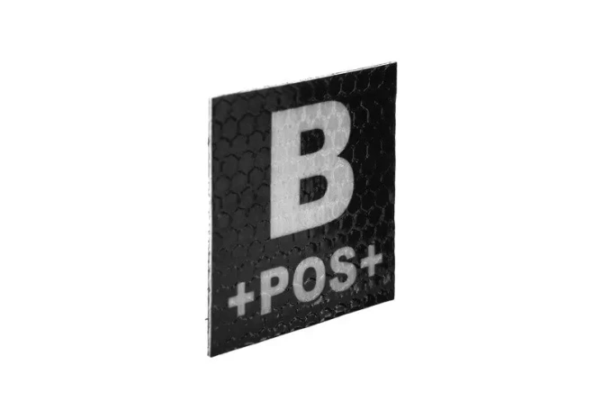 IR patch – B POS BLOOD TYPE