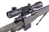 4402D  sniper rifle replica (with scope and bipod) - olive