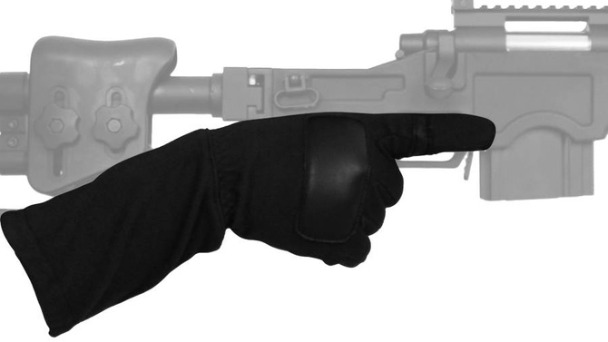 Rekawice taktyczne TM Tactical snajperskie długie glv_01_blk
