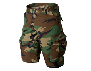 Krótkie Spodnie BDU - Cotton Ripstop - US Woodland S/Regular - Helikon