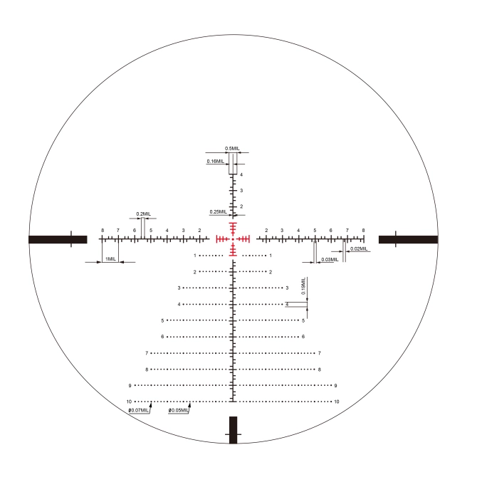 REDWIN Torero 3-18x50 FFP hunting scope