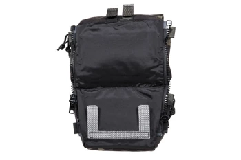 Back panel with MOLLE system for V5 PC Wosport MultiCam tactical vest Black