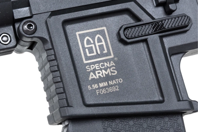 Karabinek ASG Specna Arms M4 SA-F05-RL FLEX™ Light Ops Stock/ New Receiver HAL ETU™ Gen. 2 Czarny