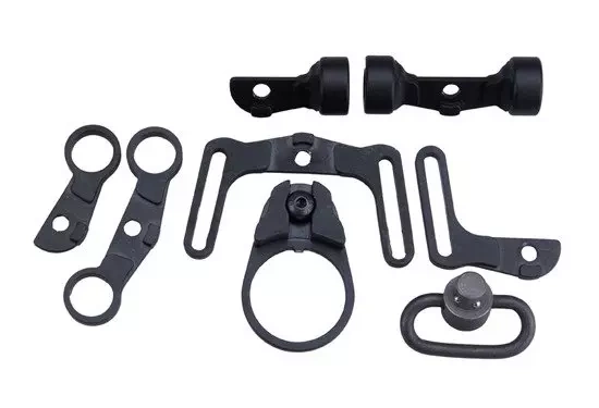 A multifunctional set of tactical sling attachment points