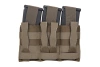 Triple magazine loader with flap Wosport Ranger Green