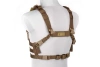 Tactical Low Profile Chest Rig type vest - Coyote Brown