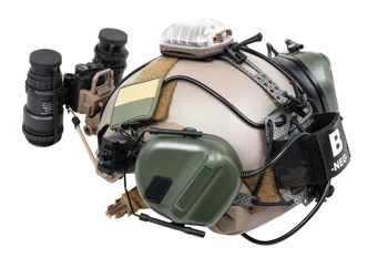 Pokrowiec na baterię NVG na hełm Wosport typu Bridge Lightweight Multicam Black