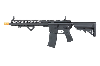 Karabinek ASG Specna Arms M4 RRA SA-E24 HAL ETU™ Czarny z pomarańczowym urządzeniem wylotowym