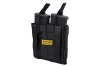 Open Top double loader for M4/M16 + pistol magazines Black