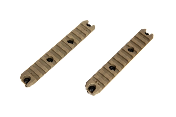 M-LOK 5” Polymer Rail (2 Pcs) - Dark Earth