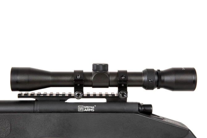 SA-S02 CORE™ Sniper Rifle Replica with Scope and Bipod - Black