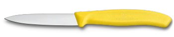 Swiss Classic, nóż, ostrze gładkie, 8 cm, żółty - Victorinox