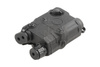 Replika PEQ-15 z zielonym laserem - czarna - BATTLEAXE
