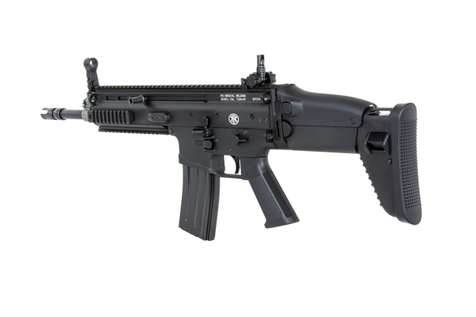 Cybergun x FN HERSTAL SCAR-L airsoft Assault Carbine with Carrying Case Black