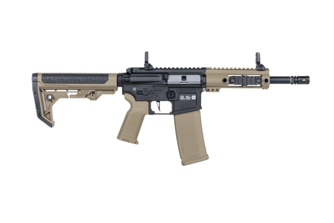 Karabinek ASG Specna Arms SA-F04-RL FLEX™ Light Ops Stock/ New Receiver HAL ETU™ Gen. 2 Half-Tan