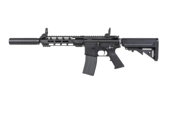 Karabinek ASG SRC DUAL POWER SR4 M4 ZAROS-S GBB z magazynkiem green gas